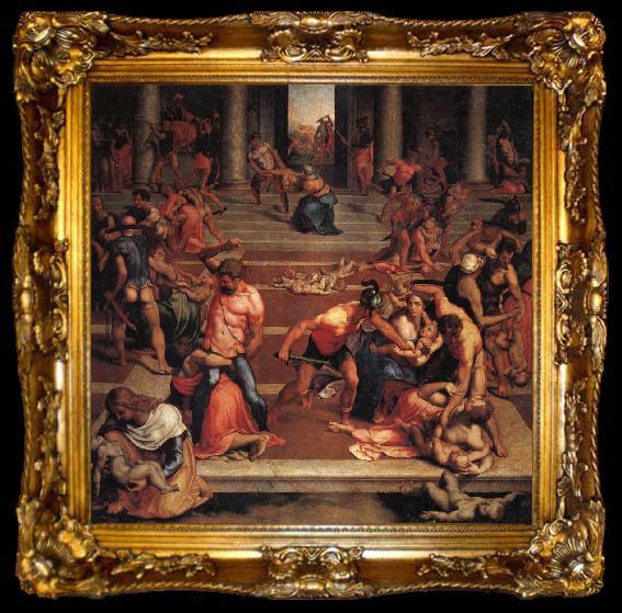 framed  Daniele Da Volterra Massacre of the Innocents, ta009-2